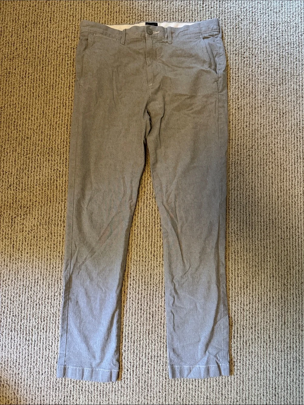 J. Crew Stretch Chino Pants in Gray